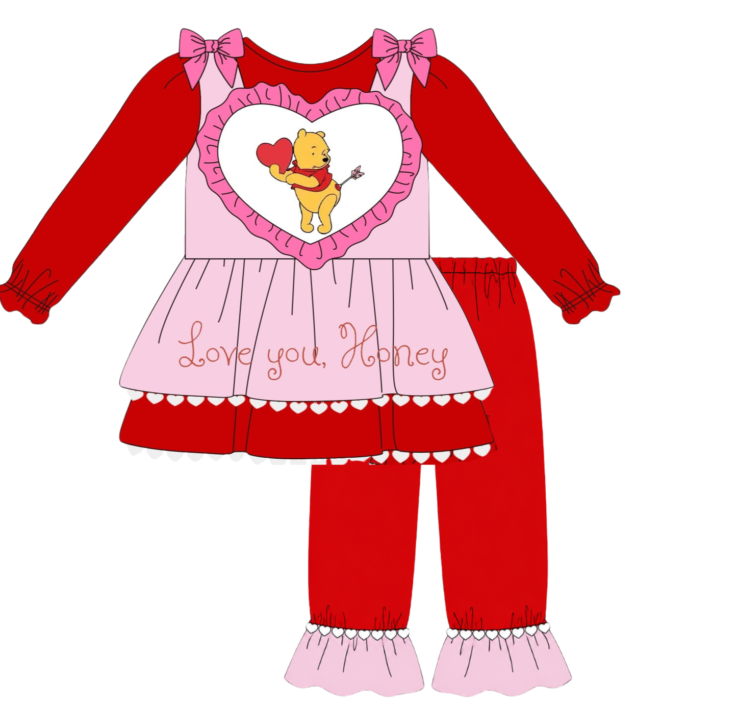 LOVE YOU HONEY PANTS SET (ETA: JANUARY TO CUSTOMERS)