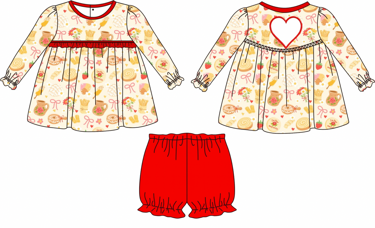 HISPANIC BLOOMER SHORT SET (ETA: JANUARY TO LYS)