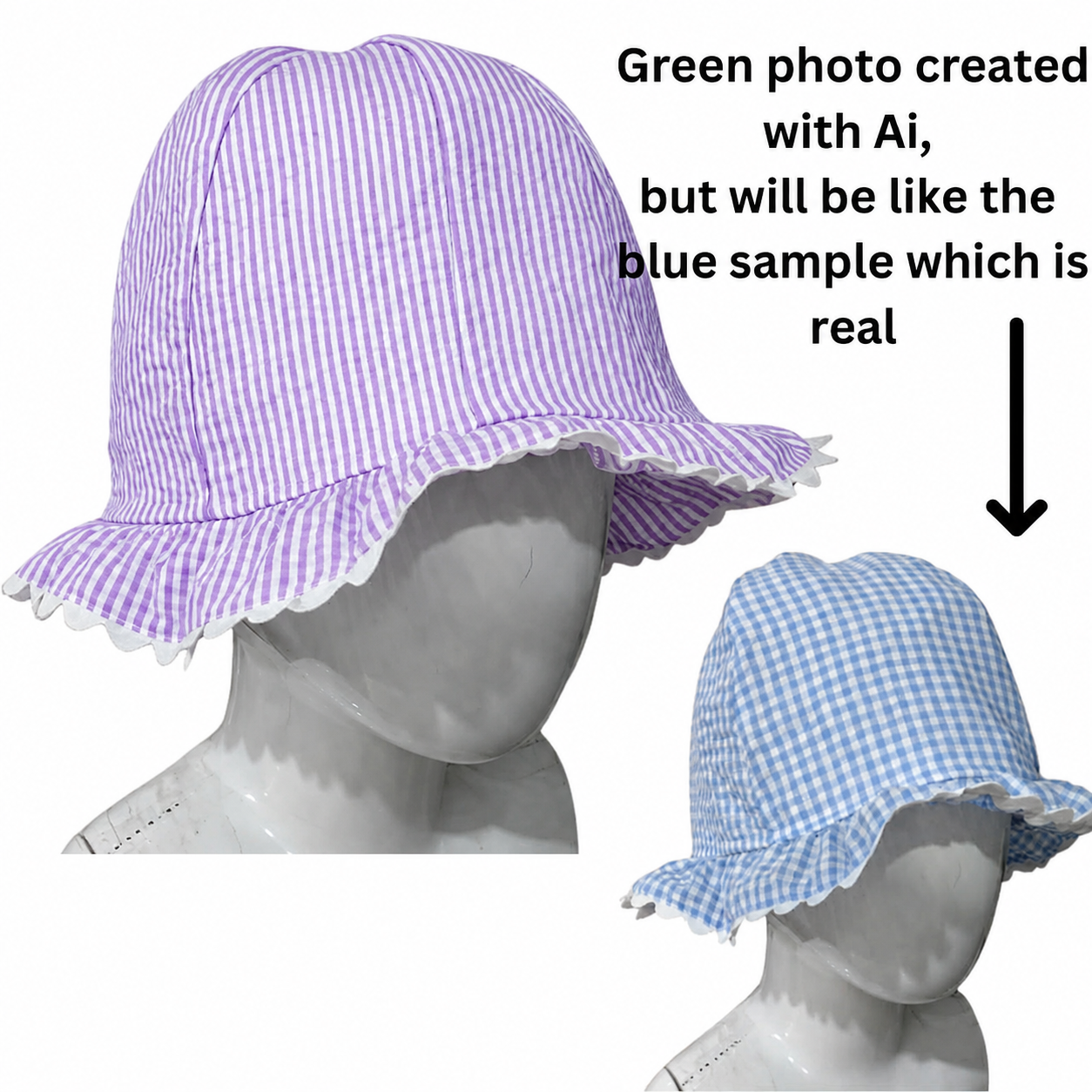 PURPLE SUN HAT (RECOMMENDED TO SIZE UP)
