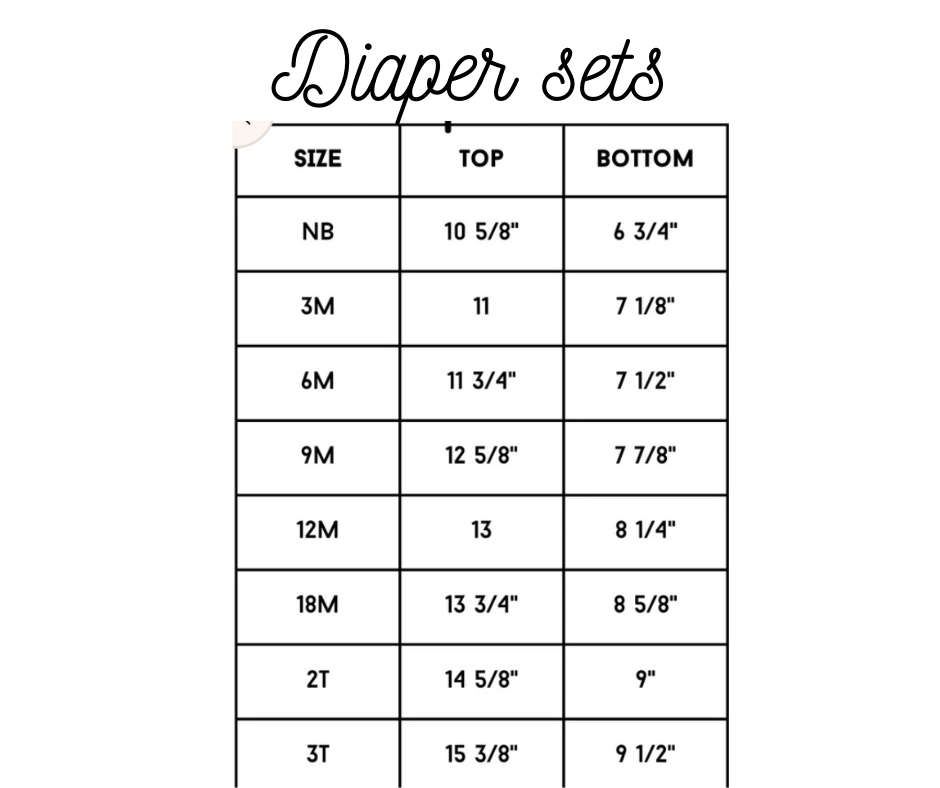 HEIRLOOM AUTUMN DIAPER SET