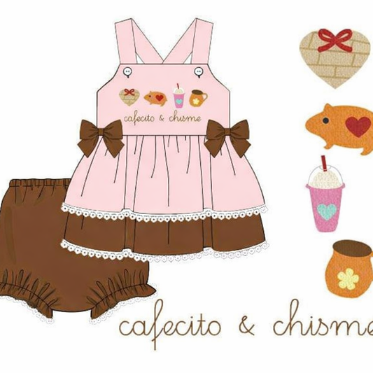 CAFECITO & CHISME DIAPER SET
