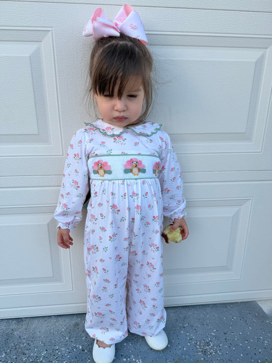 COTTAGECORE TURKEY ROMPER