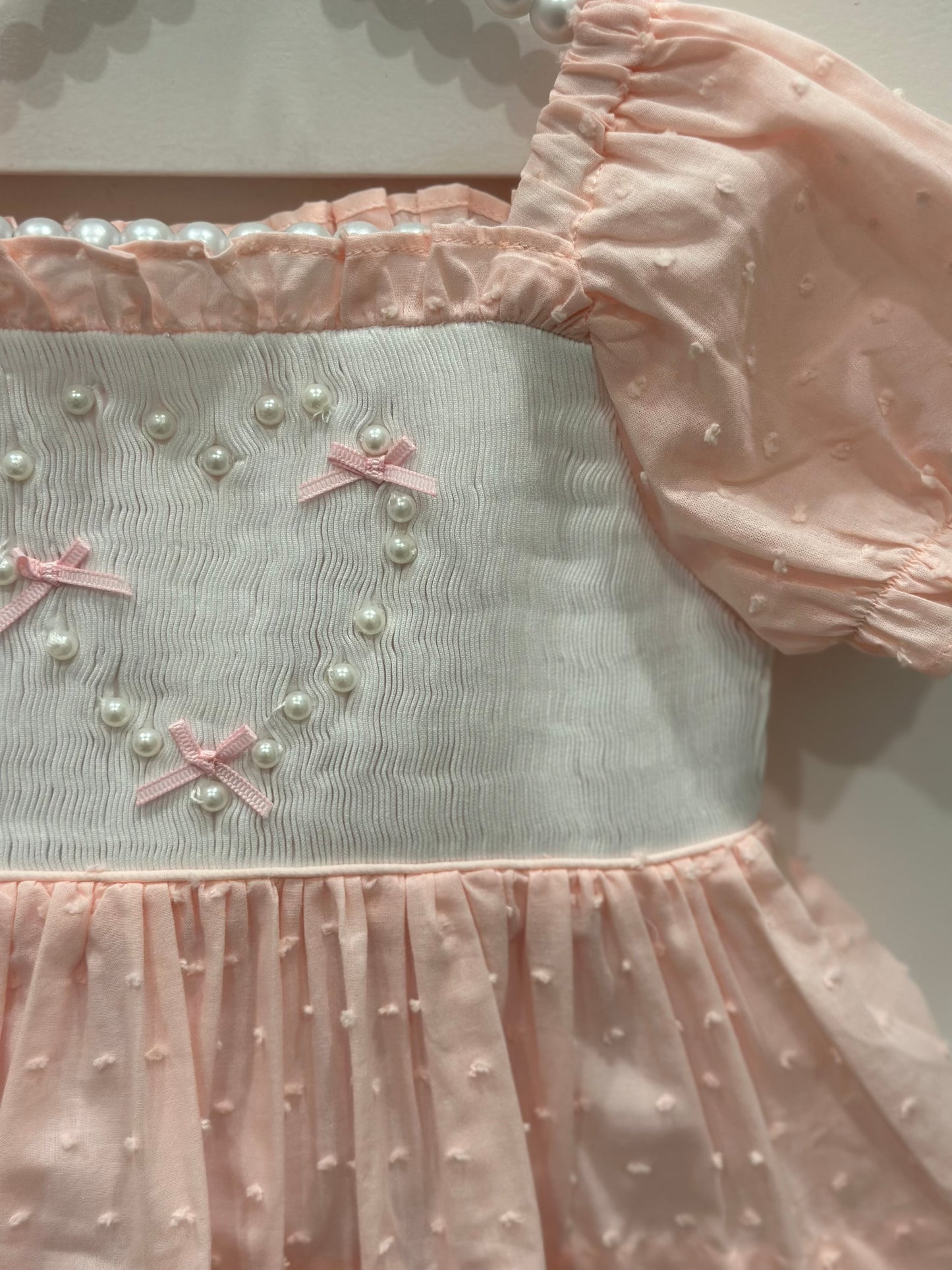 HEART PEARL DIAPER SET