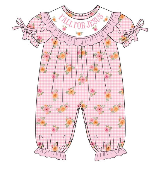 FALL FOR JESUS ROMPER (ETA: AUGUST TO LYS) *leave customization box blank to leave as is*