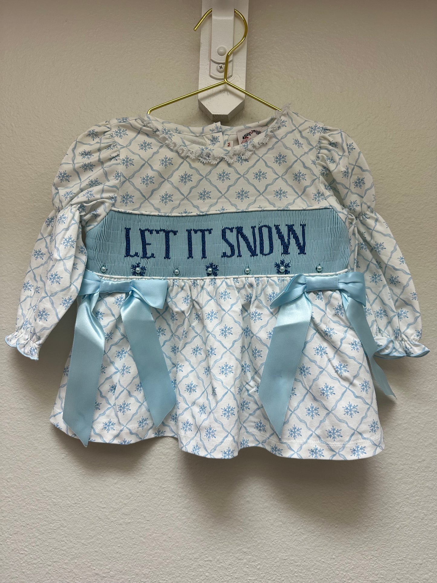 LET IT SNOW DIAPER SET