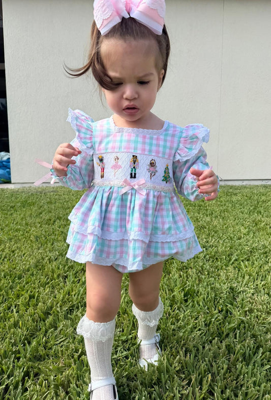SUGAR PLUM DIAPER SET & DRESS