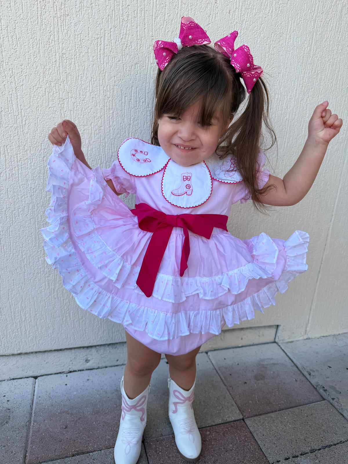 COWGIRL PRINCESS DIAPER SET
