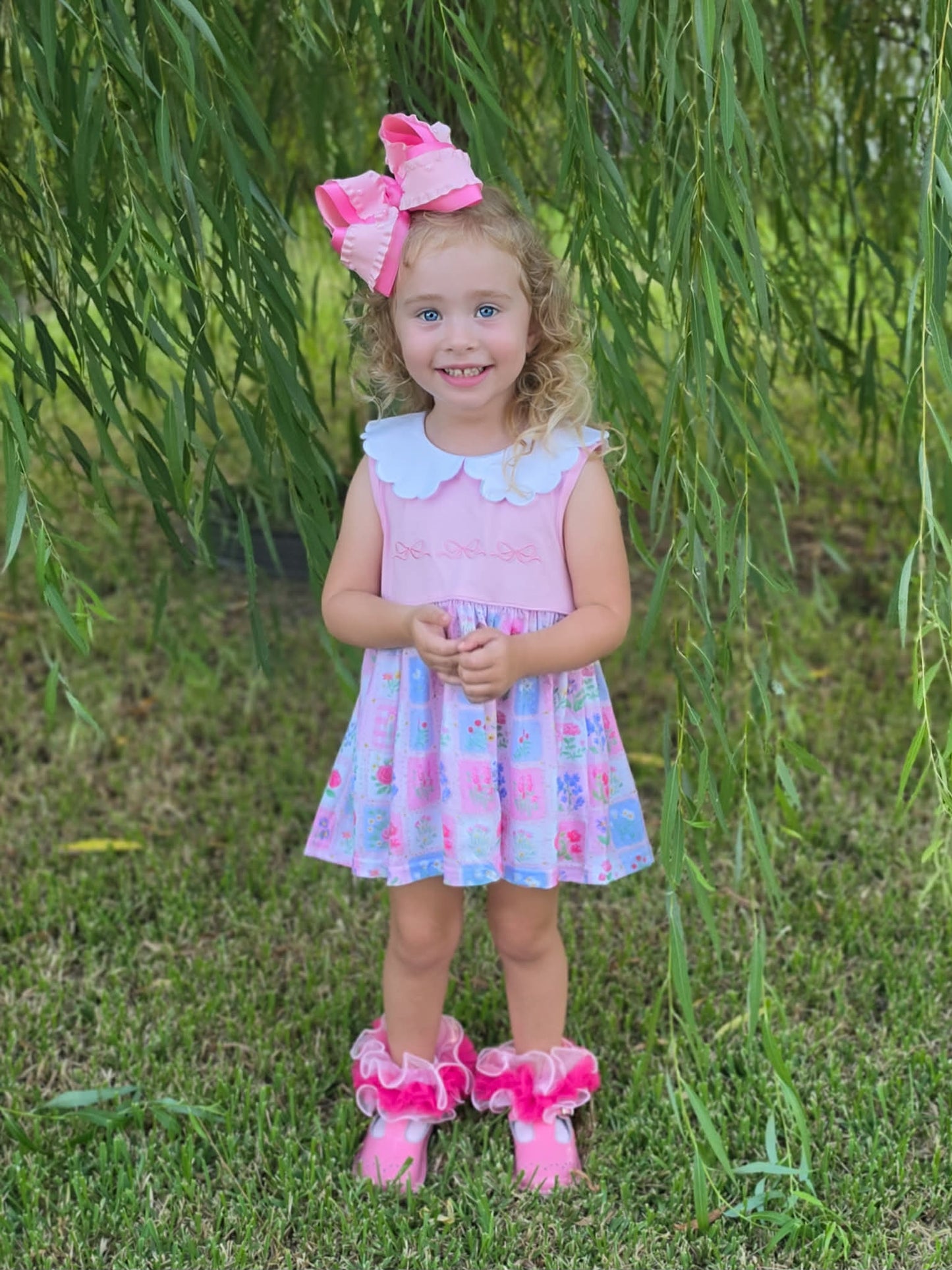 GARDEN BLOOMER SHORT SET
