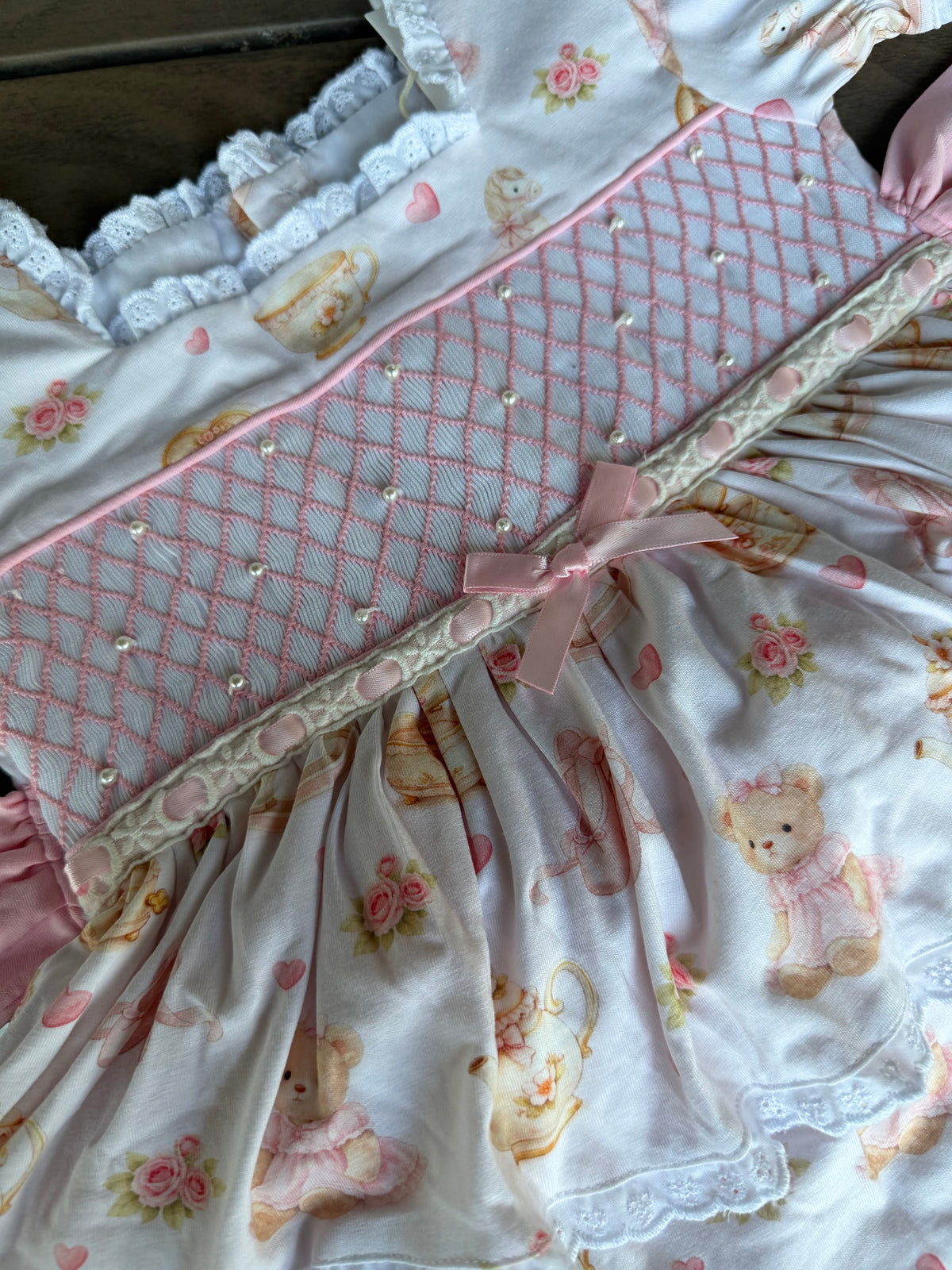 BEAR VINTAGE DIAPER SET (KNIT)