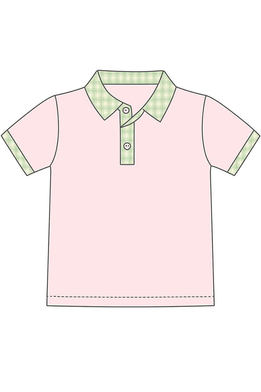 PINK BOY KNIT SHIRT