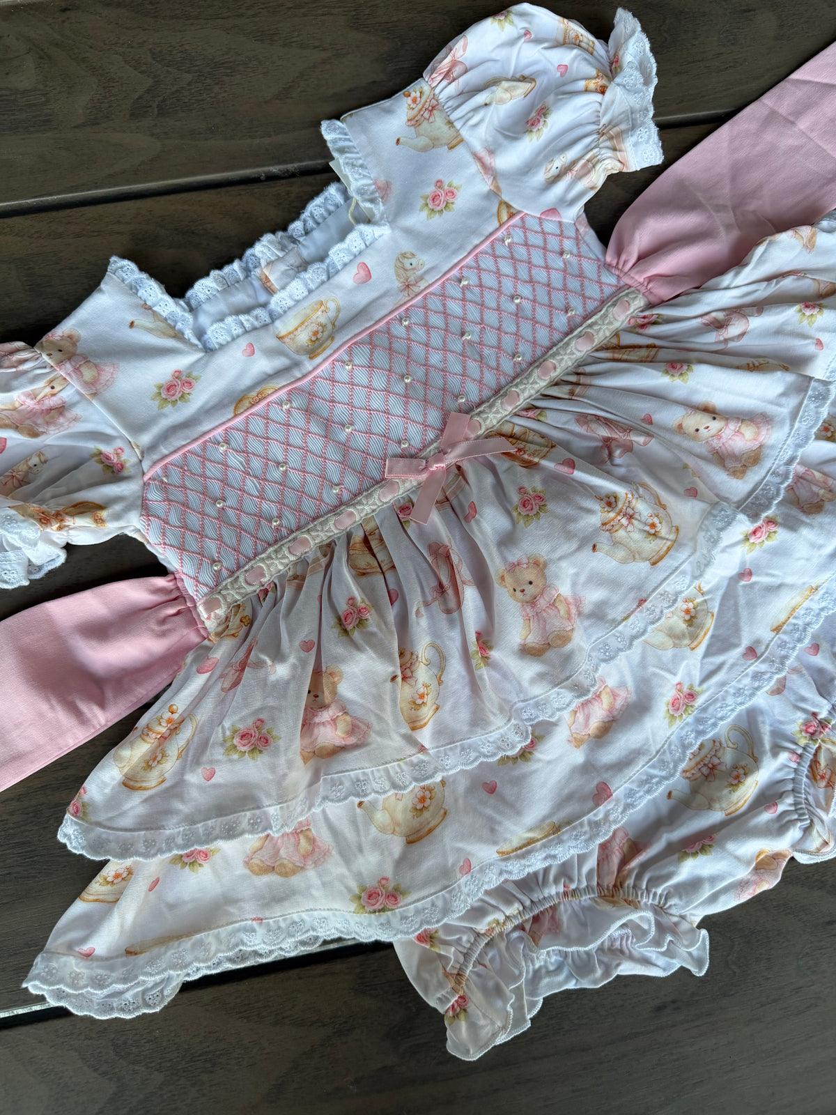 BEAR VINTAGE DIAPER SET (KNIT)
