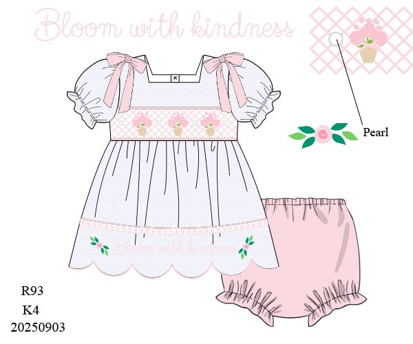 BLOOM WITH KINDNESS DIAPER SET