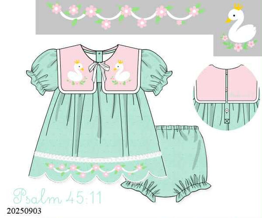 BEAUTY SWAN DIAPER SET (PSALM 45:11)