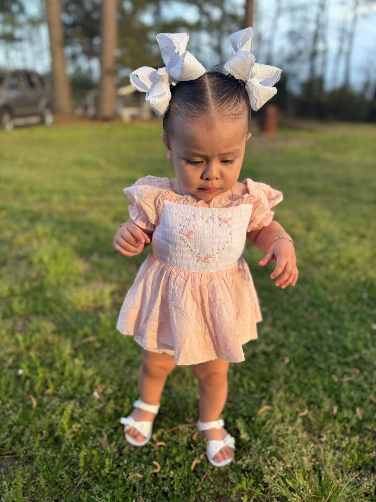 HEART PEARL DIAPER SET