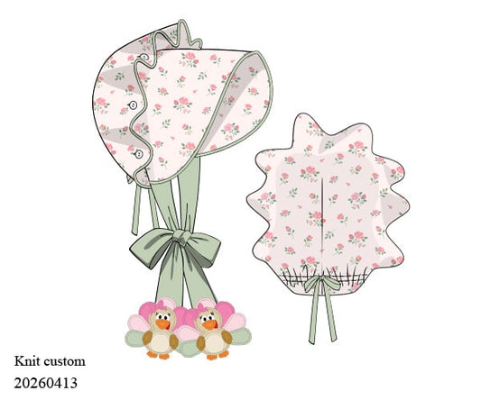 COTTAGECORE TURKEY BONNET