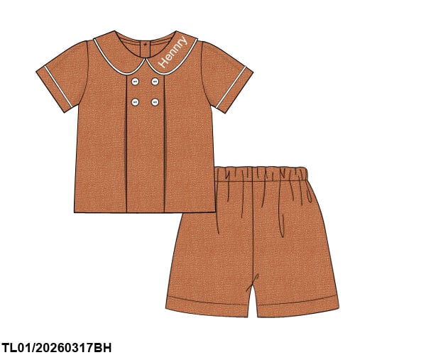 BOHO FALL BOY SET
