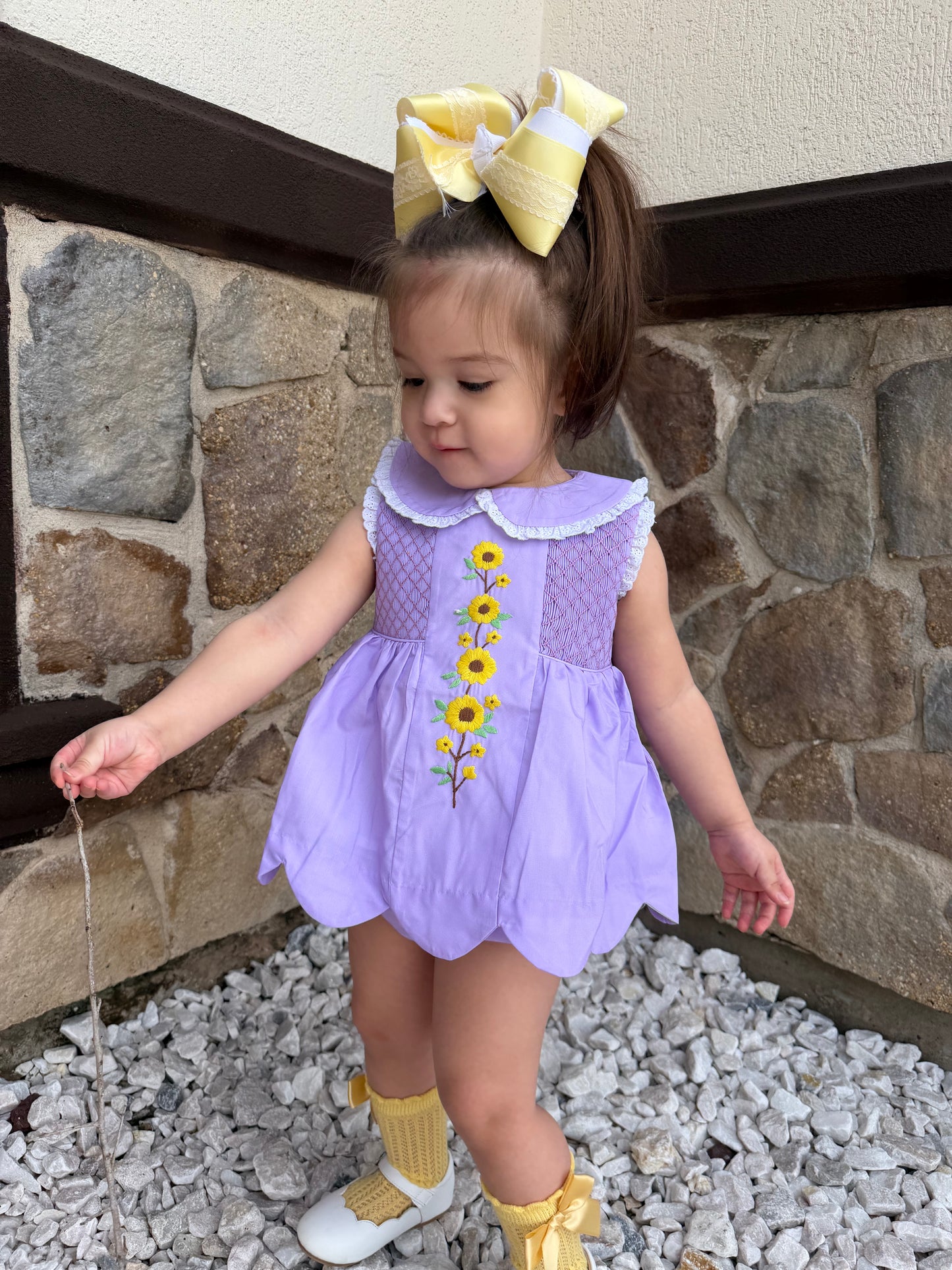 HEIRLOOM SUNFLOWER DIAPER SET