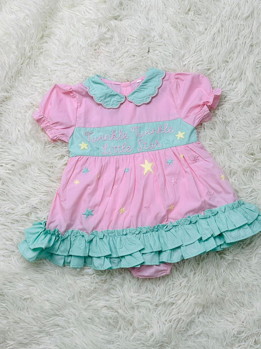 TWINKLE SKIRTED BUBBLE (Woven)