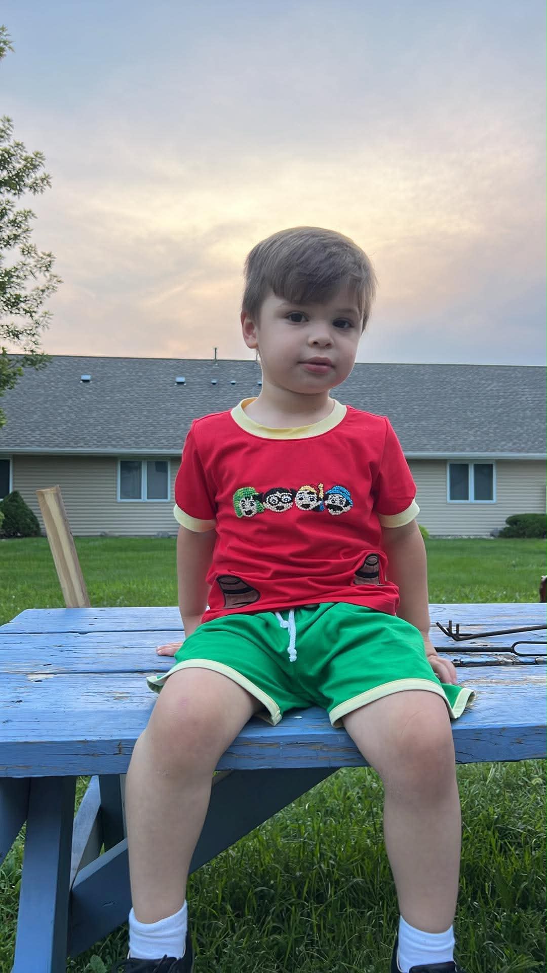 CHAVO BOY SHORT SET