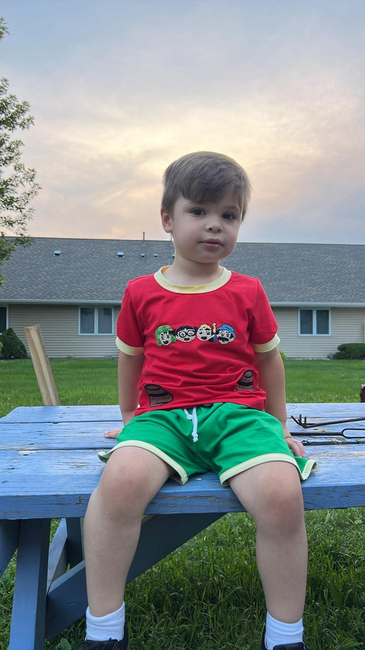 CHAVO BOY SHORT SET