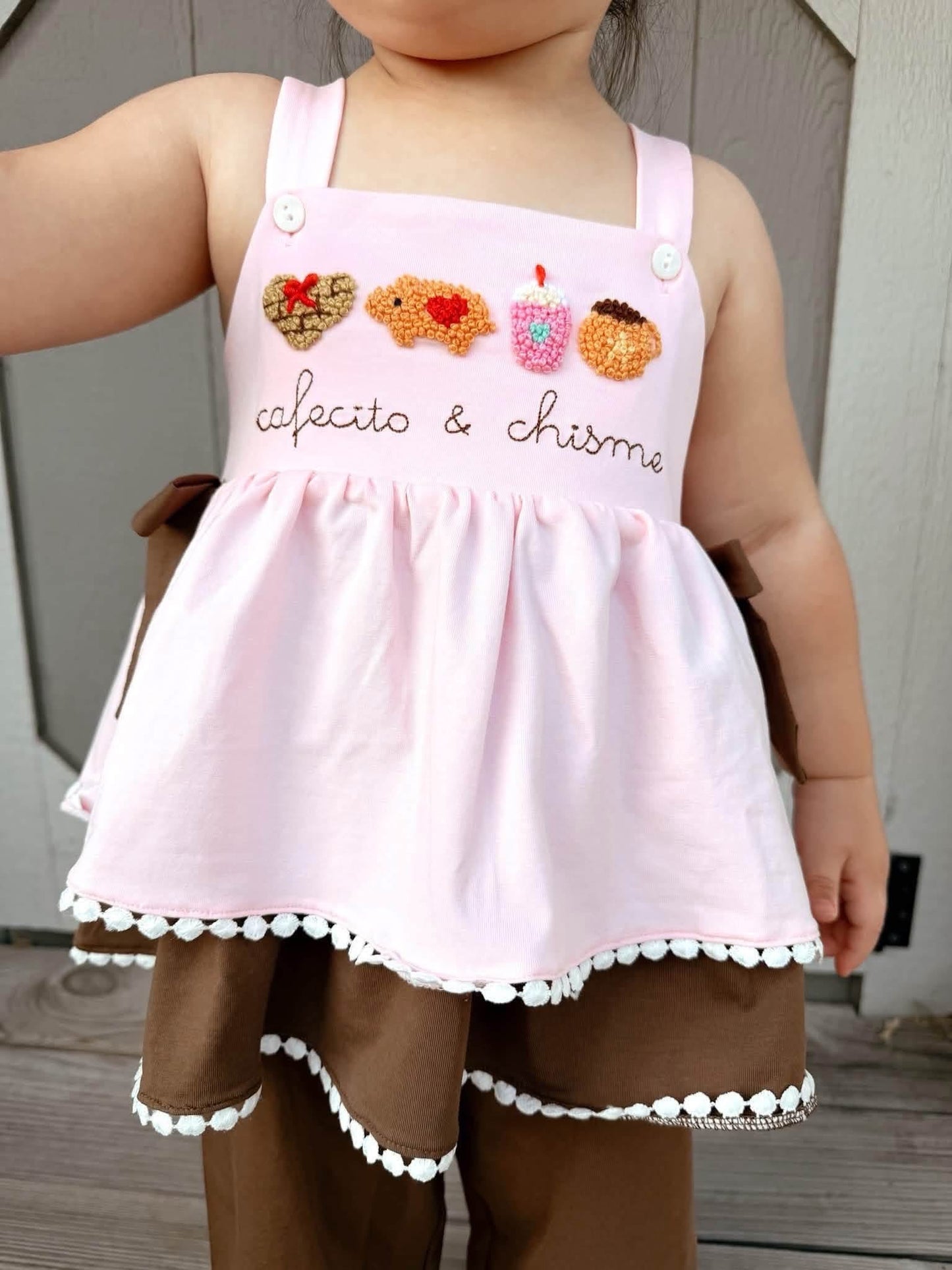 CAFECITO & CHISME PANTS SET