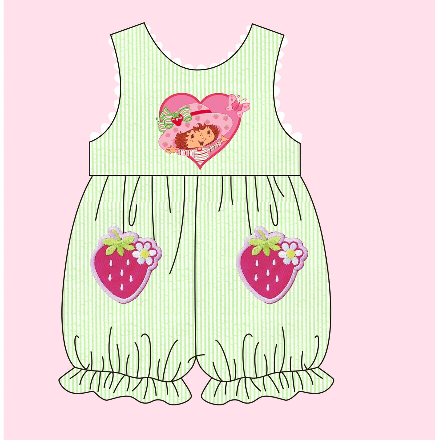 BERRY SHORT ROMPER BUBBLE (HAT NOT INCLUDED)