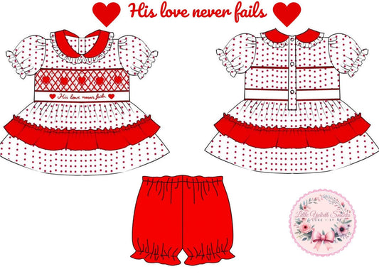 HIS LOVE NEVER FAILS (ETA: LATE DECEMBER TO LYS)