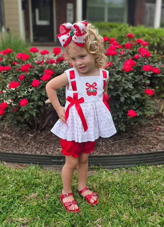 STRAWBERRY BLOOMER SHORT