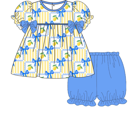 LEMON SHORT SET (woven) size up recommended