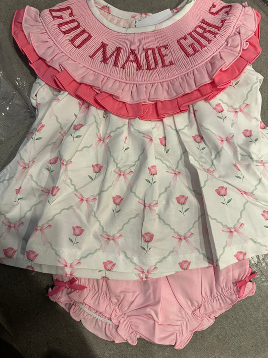 GOD MADE GIRLS (DIAPER SET)