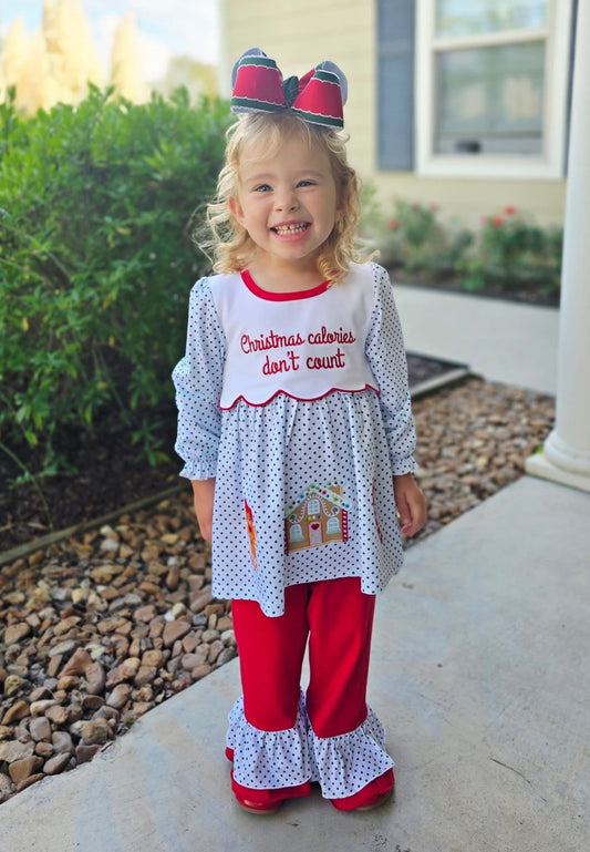 CHRISTMAS CALORIES PANTS SET (Knit)