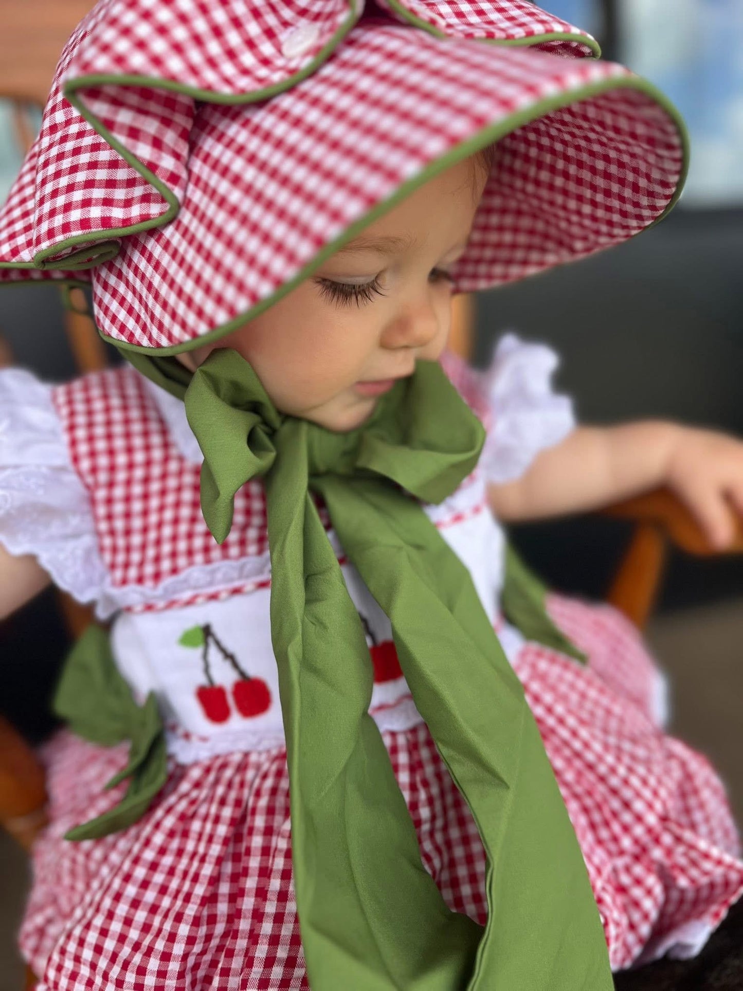 CHERRY MATCH BONNET