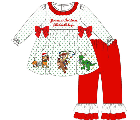 CHRISTMAS TOYS PANTS SET (Swiss)