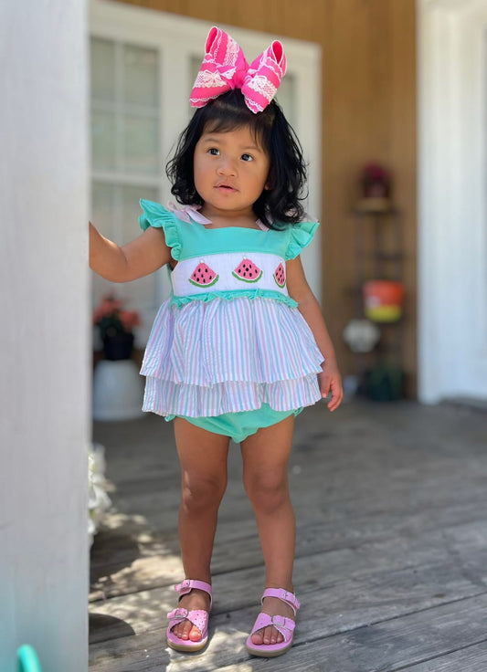 DAINTY WATERMELON DIAPER SET